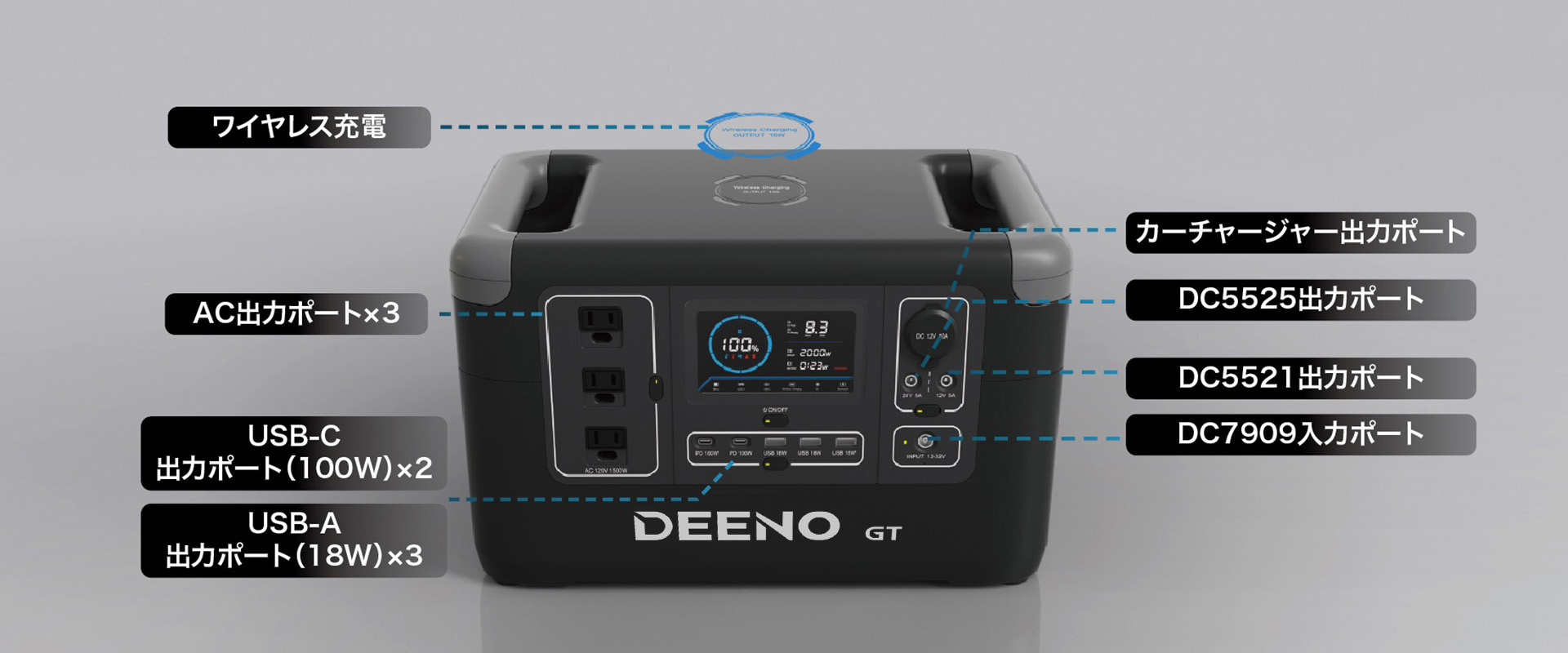 店内全品対象 ADTEC アドテック DEENO X1500 ディーノ ポータブル電源 ポタ電 パワーステーション 2年間保証 PS151032 