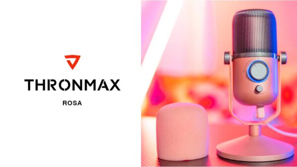 【プレスリリース】96kHz/24bit 高音質のエレガントなストリーミングマイク「THRONMAX ROSA」を11月12日に発売　LEDライト搭載マイクブーム、高性能POPノイズフィルターも同時リリース