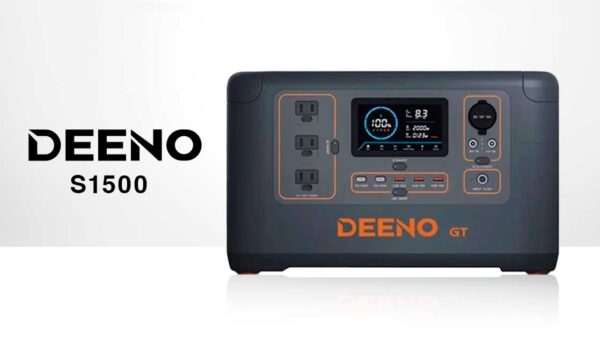 リン酸鉄リチウム電池搭載のポータブル電源「DEENO S1500」を2023年8月29日に販売開始