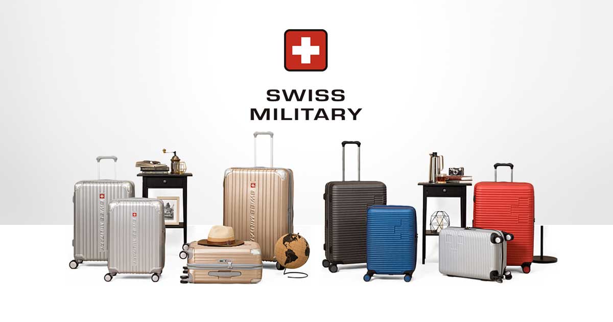 グローバルブランド「SWISS MILITARY」の旅行用スーツケースを販売開始