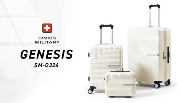 グローバルブランド「SWISS MILITARY」の旅行用スーツケースの最新モデル「GENESIS」シリーズを2023年12月22日から販売開始