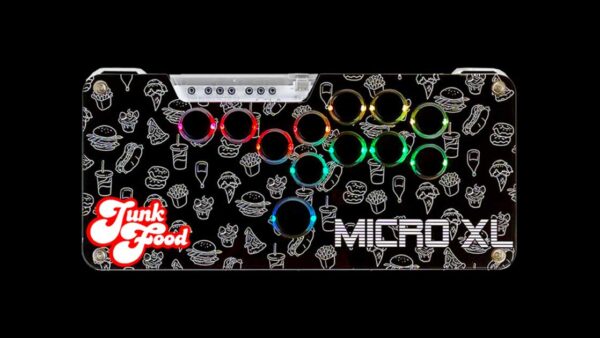 膝置きプレイスタイルに最適なJunkFood Custom Arcadesの「SnackBox MICRO XL」レバーレスコントローラーを発売