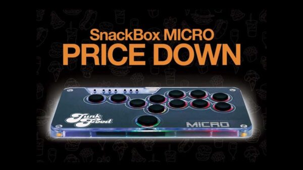 【価格改定】JunkFood Custom Arcadesの「SnackBox MICRO」レバーレスコントローラーがお求めやすく価格改定